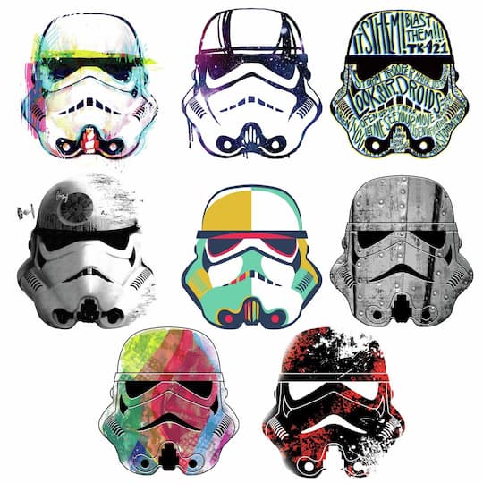 RoomMates Star Wars Artistic Stormtrooper Heads Peel & Stick Wall Decals | Michaels®